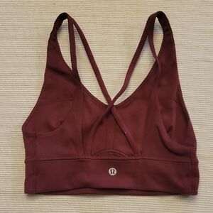 lululemon athletica Deep Red Sports Bra